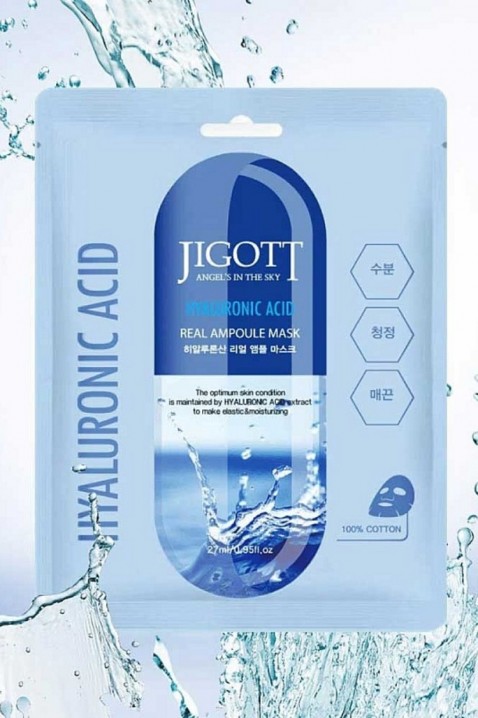 Jigott Hyaluronic Acid Real Ampoule Mask 27 mlIVET.RS - Nova Kolekcija