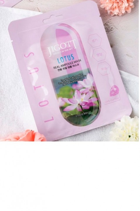 JIGOTT LOTUS Real Ampoule Mask 27 mlIVET.RS - Nova Kolekcija