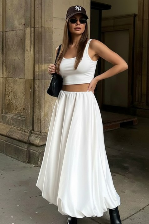 Suknja BROLENFA WHITE, Boja: bela, IVET.RS - Nova Kolekcija