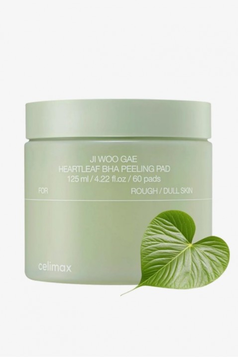 CELIMAX Ji Woo Gae Heartleaf BHA Peeling Pad 125 ml 60 pcsIVET.RS - Nova Kolekcija