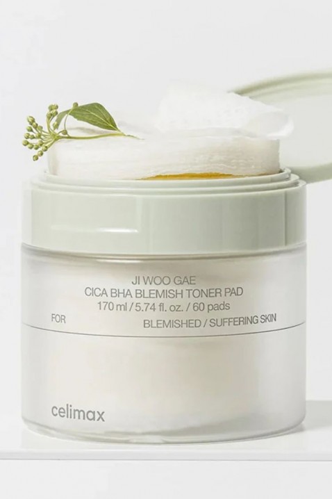 CELIMAX Ji Woo Gae Cica BHA Blemish Toner Pad 170 mlIVET.RS - Nova Kolekcija