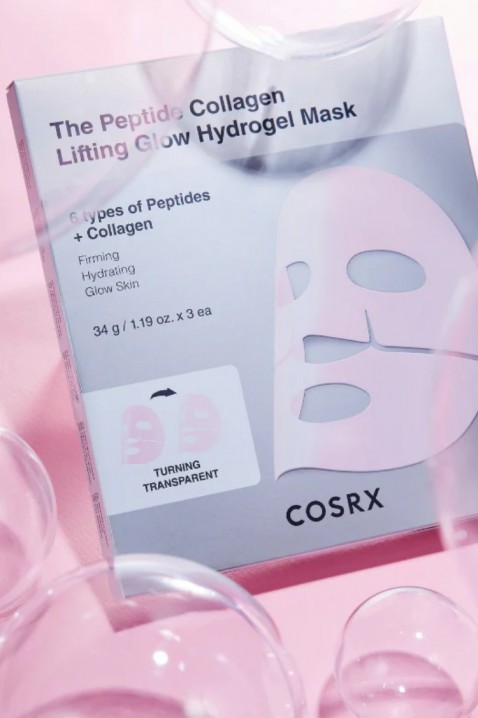 COSRX Peptide Collagen Glow Hydrogel Mask 34g * 3 pcsIVET.RS - Nova Kolekcija