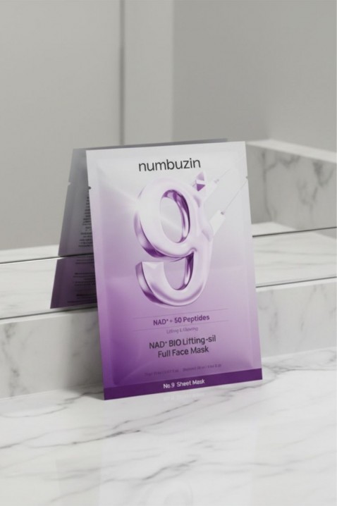 NUMBUZIN Маска за lifting lica sa koenzimom No.9 NAD+ BIO Lifting-sil Full Face Mask 26mlIVET.RS - Nova Kolekcija