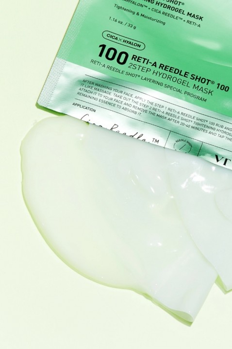 VT COSMETICS RETI-A REEDLE SHOT 100 2STEP HYDROGEL MASK 1,5 g + 33 gIVET.RS - Nova Kolekcija