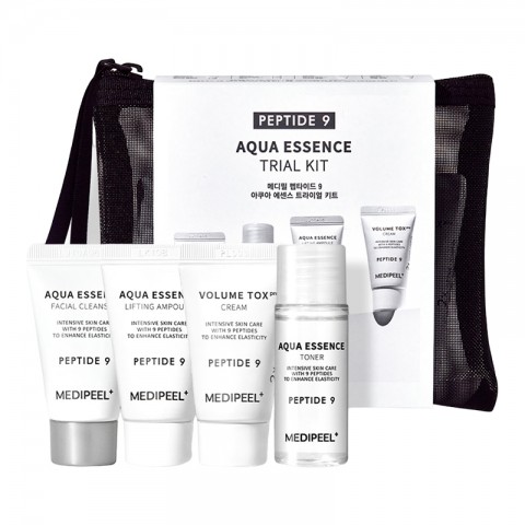 MEDI-PEEL Peptide 9 Aqua Essence Trial Kit (Cleanser15ml+Toner20ml+Ampoule15ml+Cream15g)IVET.RS - Nova Kolekcija