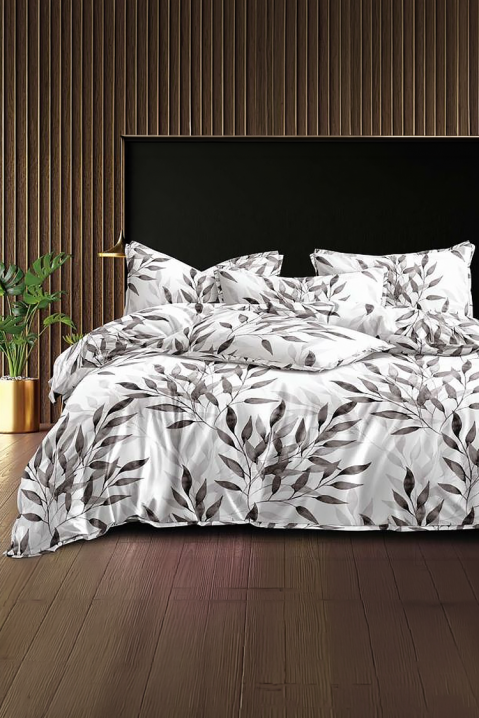 Pamučni komplet posteljine od tri dela sa cvetnim printom OLIVIENA 160x200 cm, Boja: višebojna, IVET.RS - Nova Kolekcija