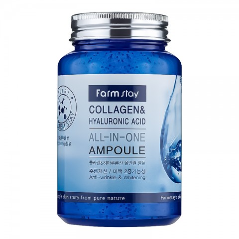 FarmStay Collagen & Hyaluronic Acid All-In-One Ampoule 250 mlIVET.RS - Nova Kolekcija
