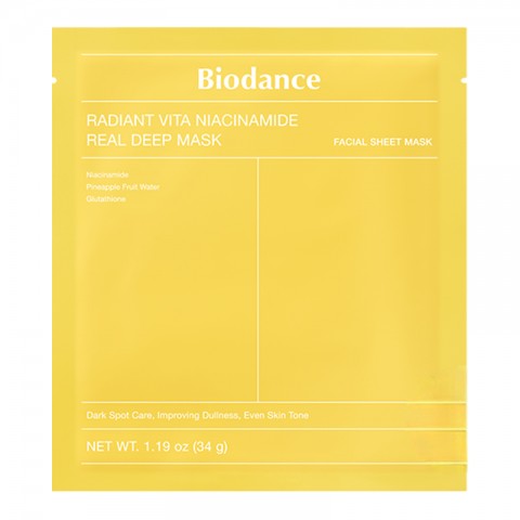 BIODANCE Radiant Vita Niacinamide Real Deep Mask 1 pcIVET.RS - Nova Kolekcija