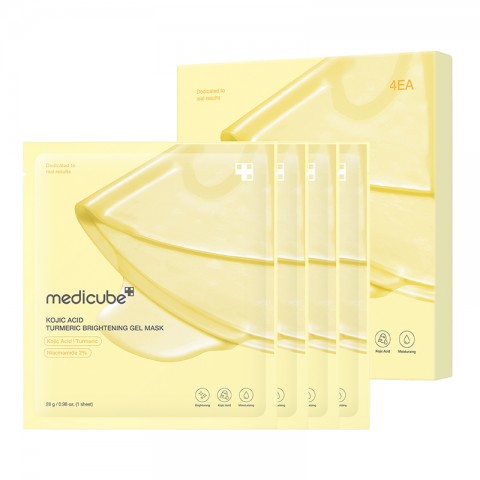 MEDICUBE Kojic Acid Turmeric Brightening y Gel Mask Set 4 pcsIVET.RS - Nova Kolekcija