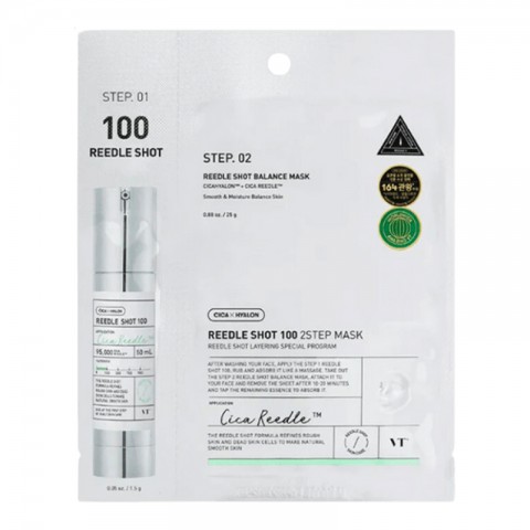 VT COSMETICS Reedle Shot 100 2-Step Mask 1 pcsIVET.RS - Nova Kolekcija