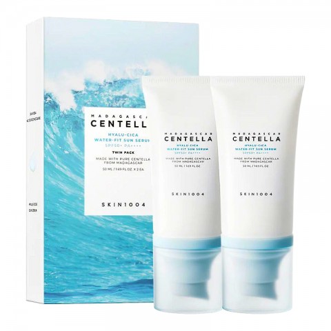 SKIN1004 Madagascar Centella Hyalu-Cica Water-Fit Sun Serum Twin Pack (50ml*2)IVET.RS - Nova Kolekcija