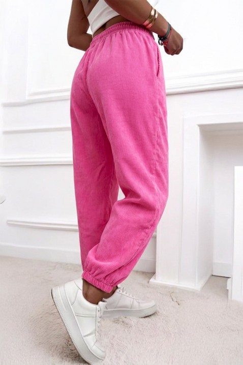 Ženske pantalone sa širokim nogavicama i visokim strukom BALINEA PINK, Boja: roze, IVET.RS - Nova Kolekcija