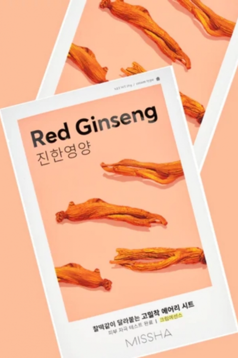 MISSHA Airy Fit Sheet Mask Red Ginseng 1 pcIVET.RS - Nova Kolekcija