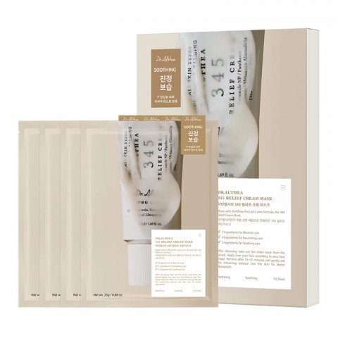 DR. ALTHEA SET 345 Relief Cream Mask, 4 pcs*28 mlIVET.RS - Nova Kolekcija