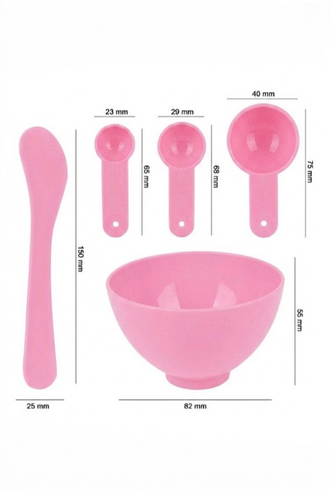 Set za pripremu maski za lice DELVISA PINK, Boja: plava,roze, IVET.RS - Nova Kolekcija
