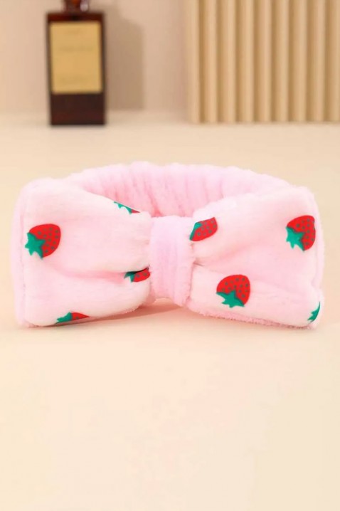 Kozmetička traka za kosu sa dekorativnom mašnom MAGLERIA PINK, Boja: roze, IVET.RS - Nova Kolekcija