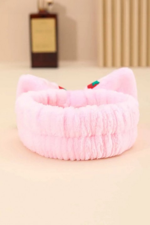 Kozmetička traka za kosu sa dekorativnom mašnom MAGLERIA PINK, Boja: roze, IVET.RS - Nova Kolekcija