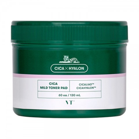 VT COSMETICS Cica Mild Toner Pad 60 pcsIVET.RS - Nova Kolekcija