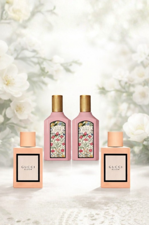 Ženski set Gucci Miniatures: Bloom Edp 2x5ml + Flora 2x5mlIVET.RS - Nova Kolekcija