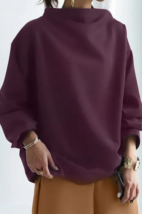 Ženska bluza ležernog kroja sa voluminoznim rukavima BACHORELA PURPLE, Boja: ljubičasta, IVET.RS - Nova Kolekcija