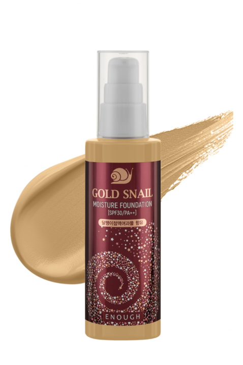 Enough Gold Snail Moisture Foundation SPF30 PA++ (13), 100 mlIVET.RS - Nova Kolekcija