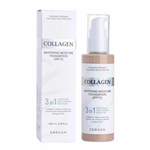 ENOUGH Lightening Face Foundation Collagen Whitening Moisture Foundation SPF15 (23), 100 mlIVET.RS - Nova Kolekcija