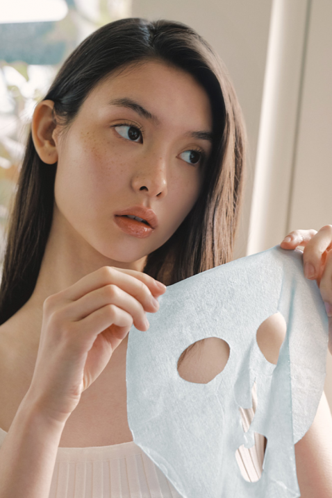 SET Sheet mask for face moisturizing with azulene and agave Aqua Blue Hydration MaskIVET.RS - Nova Kolekcija