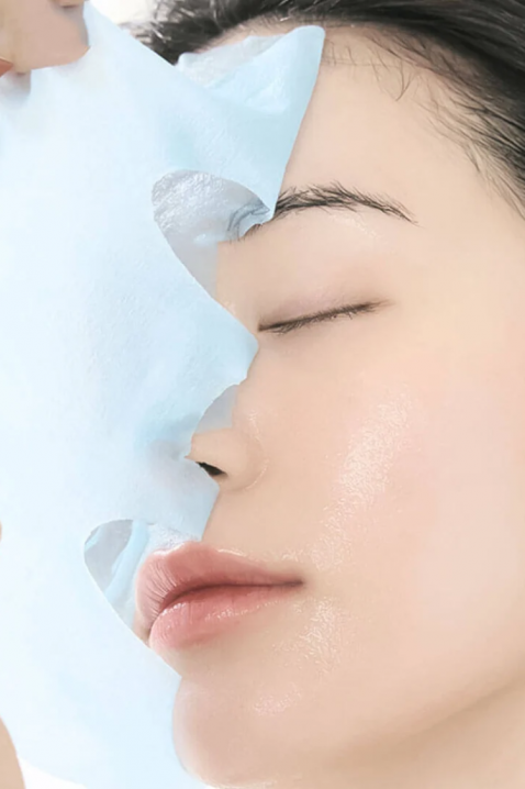 SET Sheet mask for face moisturizing with azulene and agave Aqua Blue Hydration MaskIVET.RS - Nova Kolekcija