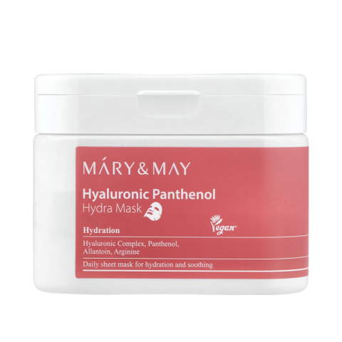Mary&May Sheet masks with hyaluronic acid and panthenol Hyaluronic Panthenol Hydra Mask, 30 pcsIVET.RS - Nova Kolekcija