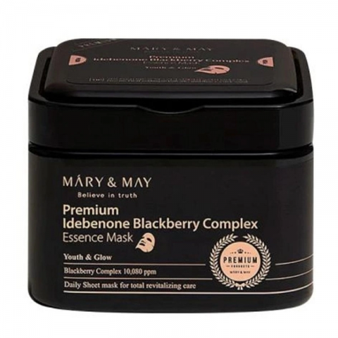 Mary&May Sheet masks with idebenone and blackberry complex Premium Idebenon Blackberry Complex EsIVET.RS - Nova Kolekcija
