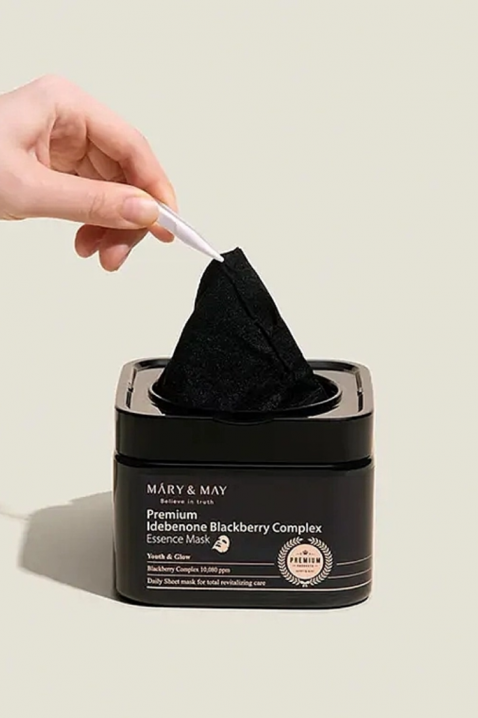 Mary&May Sheet masks with idebenone and blackberry complex Premium Idebenon Blackberry Complex EsIVET.RS - Nova Kolekcija