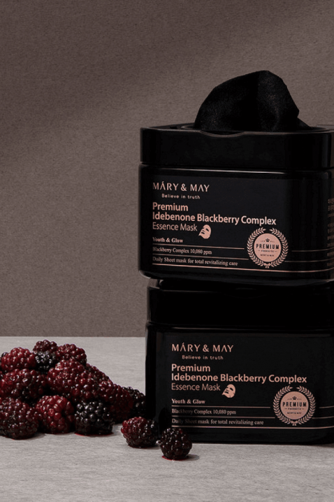 Mary&May Sheet masks with idebenone and blackberry complex Premium Idebenon Blackberry Complex EsIVET.RS - Nova Kolekcija