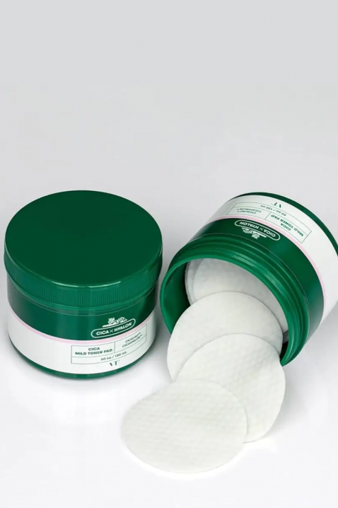 VT COSMETICS Cica Mild Toner Pad 60 pcsIVET.RS - Nova Kolekcija