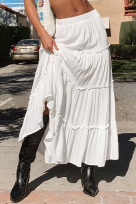 suknja ESPARLA WHITE