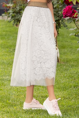 suknja PELMENDA WHITE