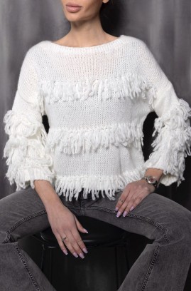 džemper FERONZA WHITE