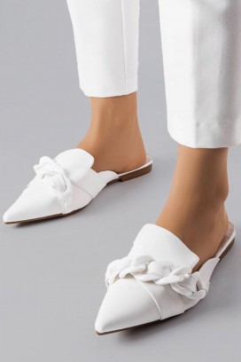 ženske papuče BATENDA WHITE
