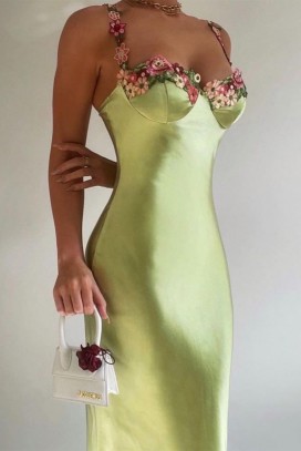 haljina DROEFOLA GREEN