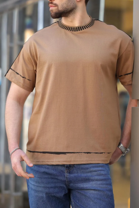 muška majica MERVORZO BEIGE
