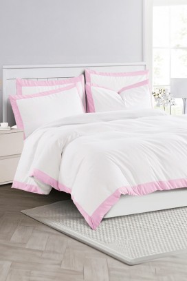 komplet posteljine DIOGELA PINK 160x200 pamuk
