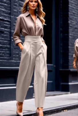 pantalone BRIANTA BEIGE