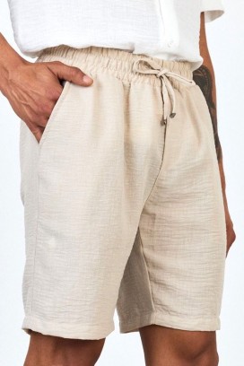 muške kratke pantalone JORVO BEIGE
