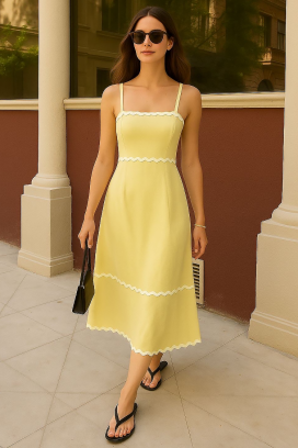 haljina MUSERA YELLOW