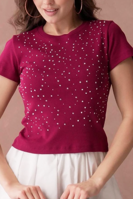 majica RAVIKA BORDO
