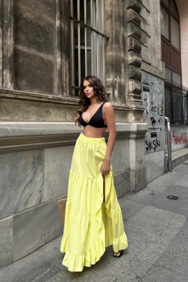 suknja EVEZRA YELLOW