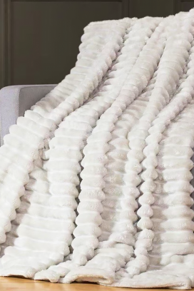 ćebe DIMFELDA WHITE 200x220 cm