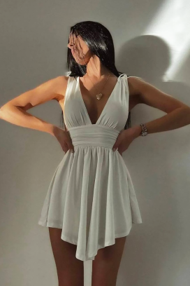 haljina LORILZA WHITE