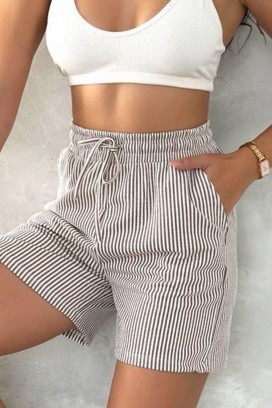 kratke pantalone FINOLGA BROWN