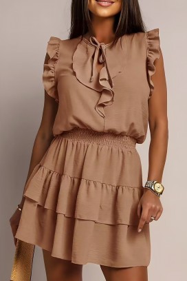 haljina UNIKUMA BROWN