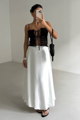 suknja BEFERSA WHITE